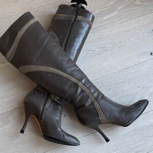 Via Spiga Dark Brown Heeled Boots